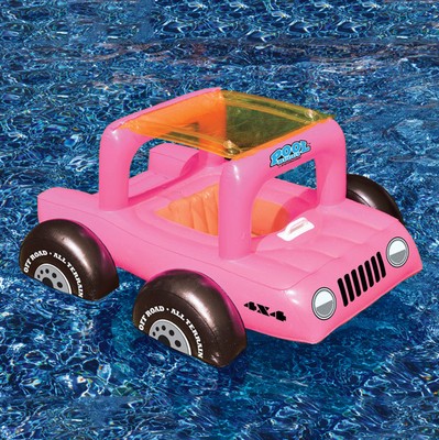 inflatable car pool toy